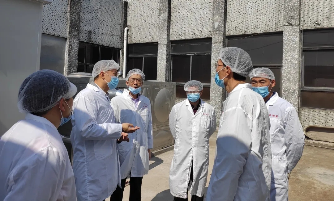 广州市生态情形局海珠区分局局长区劲邦一行到2299威尼斯公司检查指导事情